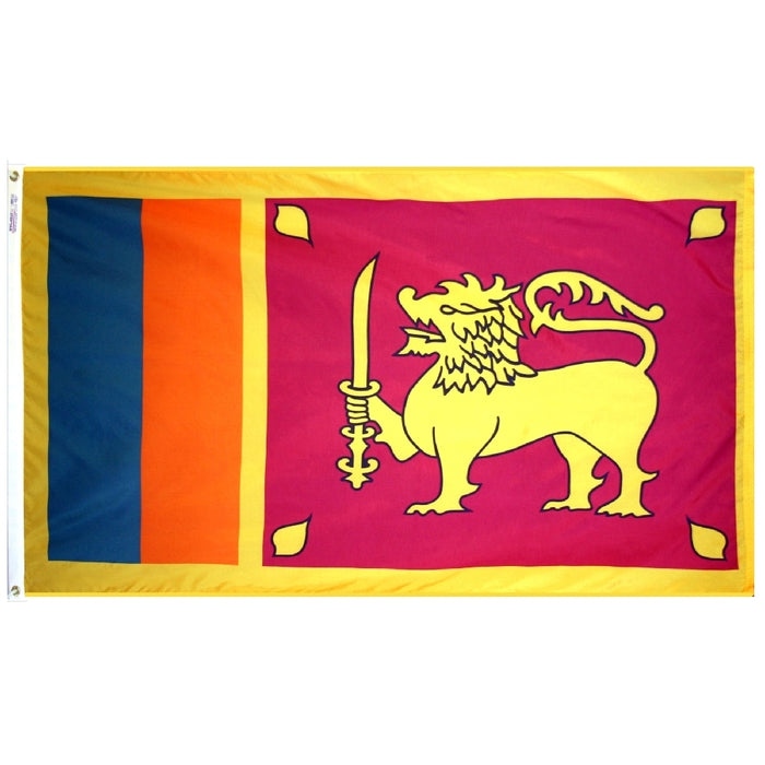 Sri Lanka Nylon Flag