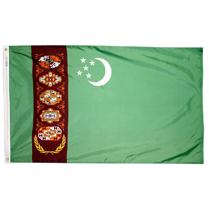 Turkmenistan Nylon Flag