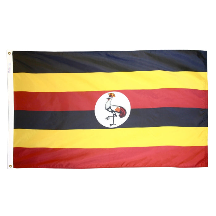 Uganda Nylon Flag