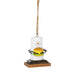 S'more Eating Cheeseburger Ornament