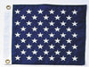 BLUE FLAG WITH EMBROIDERED WHITE STARS