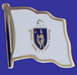 Massachusetts Flag Lapel Pin