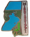 Mississippi Map Lapel Pin