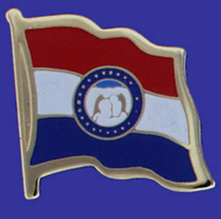 Missouri Flag Lapel Pin