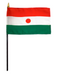 4x6" Niger Stick Flag