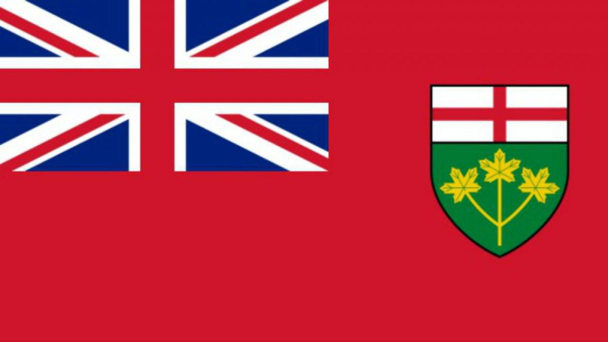 3x5' Ontario Nylon Flag