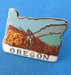 Oregon Map Lapel Pin