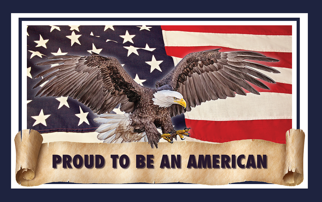 Proud American Decal - Made in USA