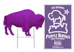 purple buffalo lawn ornament made in the usa