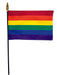 8x12" Rainbow Stick Flag