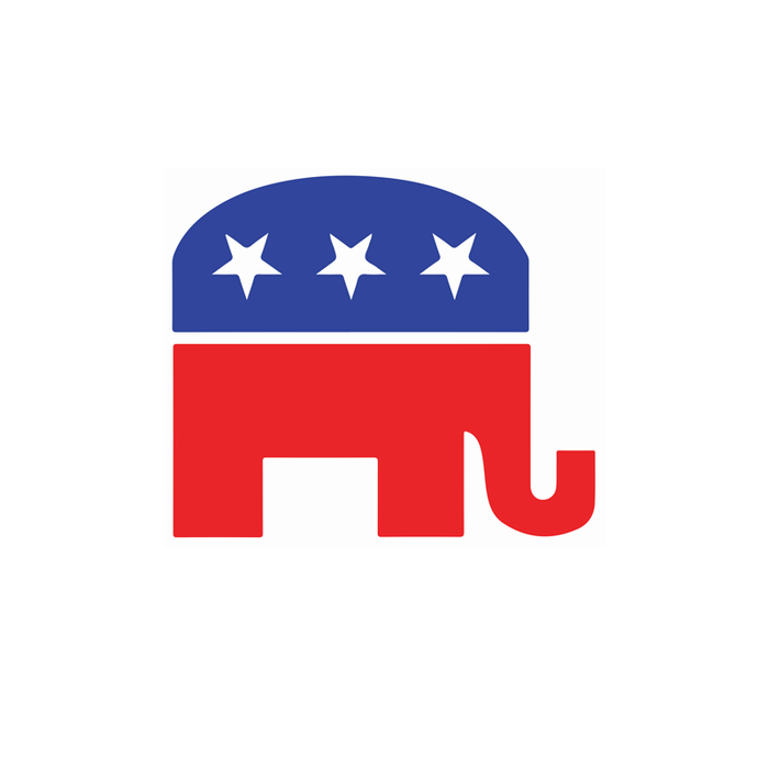 Republican Elephant Decal - Made in USA