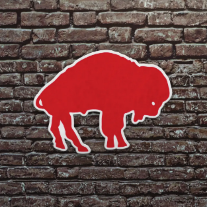 Buffalo Bills Retro Logo Shaped Felt Pennant