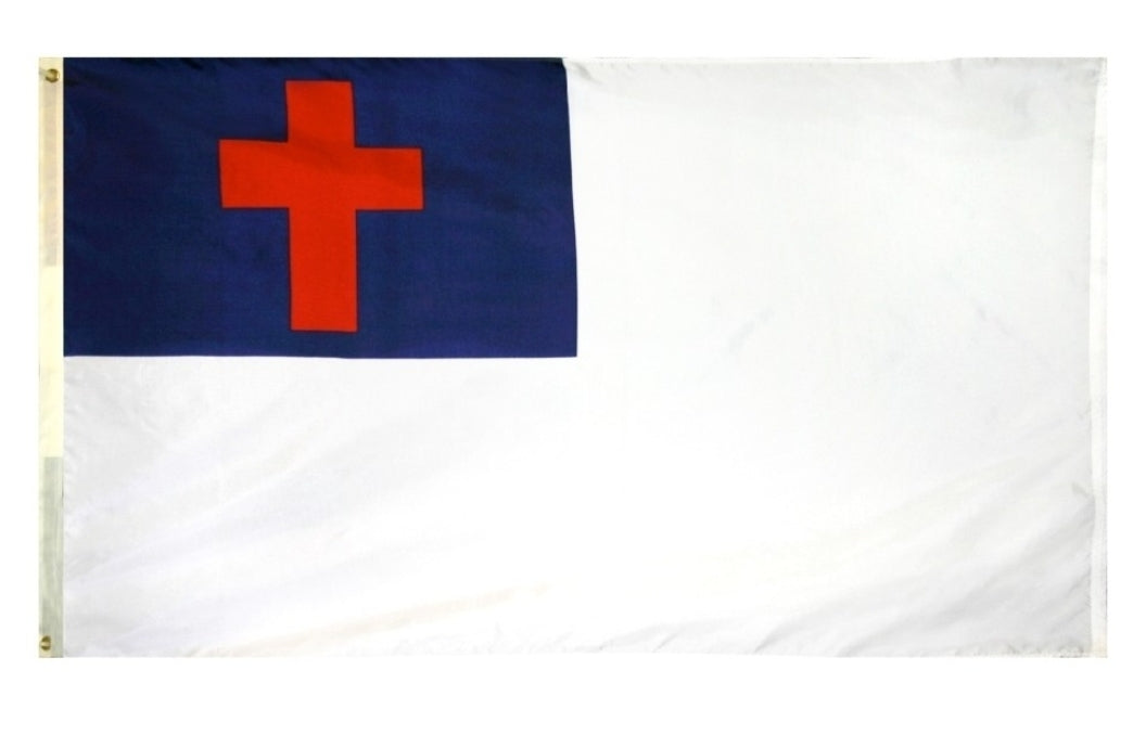 Christian Dyed Nylon Flag