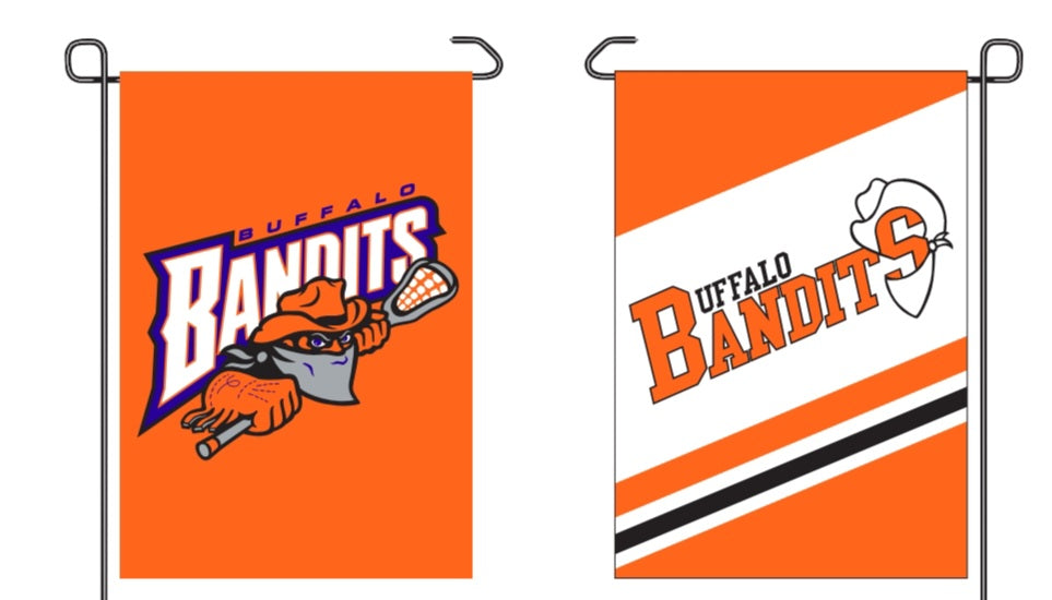 Buffalo bandits lacrosse small garden flag