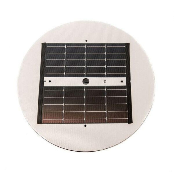 Residential flagpole solar light Made in the USA Includes LED lighting using rechargeable batteries