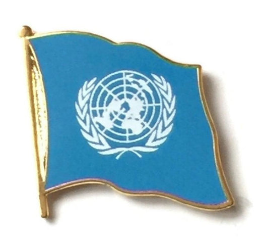 UNITED NATIONS FLAG LAPEL PIN