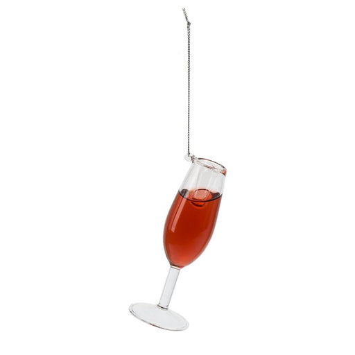 Prosecco Wine Glass Ornament