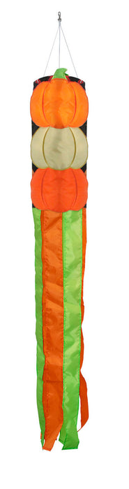 3D PUMPKIN WINDSOCK AUTUMN FALL