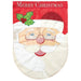 Merry Christmas Santa Face Applique Garden Flag