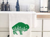 Botanical Buffalo Tea Towel