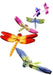 put out multiple Hanging Two-Toned Dragonflies together for a fun display - sold individually