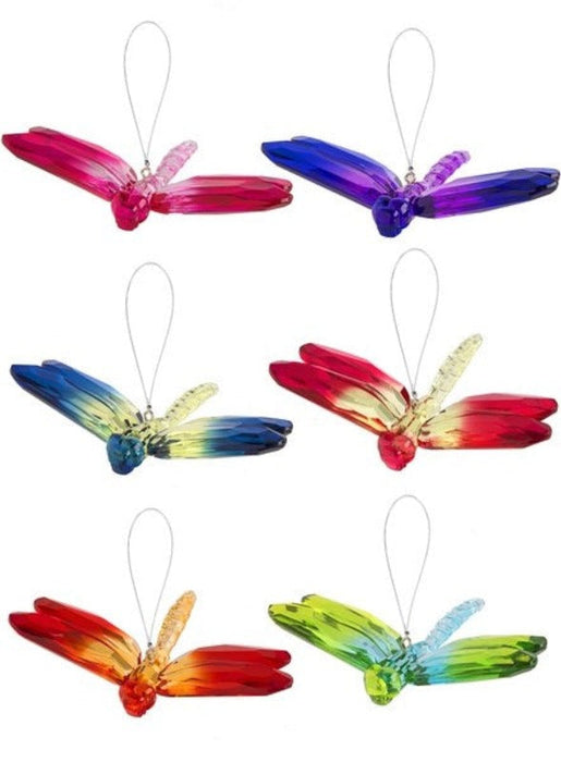 Hanging Two-Toned Dragonfly - comes in 6 brilliant colors, sold separately