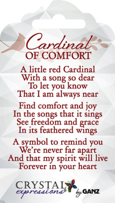 Acrylic Cardinal of Comfort