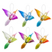 Radiant Hummingbird Ornament w/ Charm - comes in 6 exciting colors, sold individually