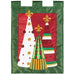 Fleur De Lis Christmas Trees Garden Flag