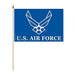 12x18" US Air Force Wings Logo Stick Flag