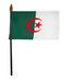 4x6" Algeria Stick Flag