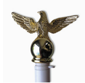 Gold Eagle for Spinning Flagpole