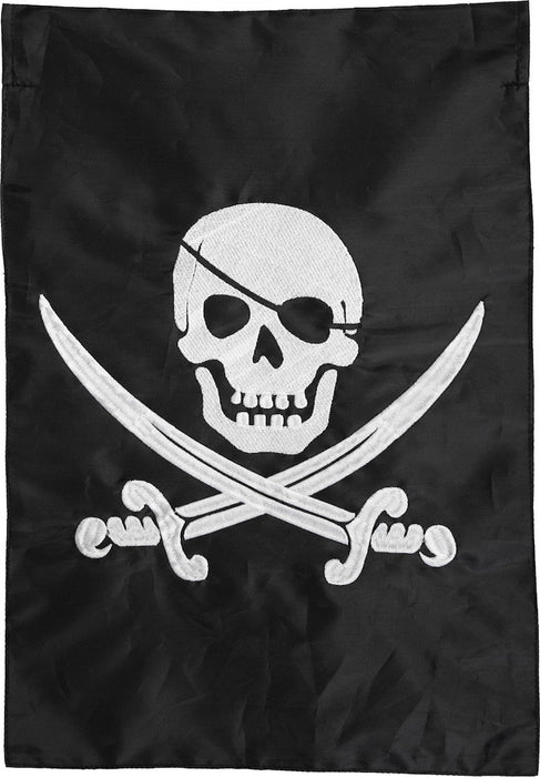 Pirate Jack Applique Garden Flag