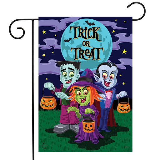 Trick or Treaters Garden Flag