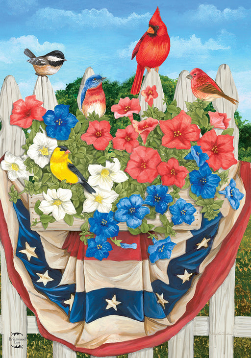 American Birds Garden Flag