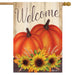 Pumpkin Pair Banner Flag on pole, sold separately