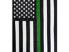 Thin Green Line Embroidered Banner Flag