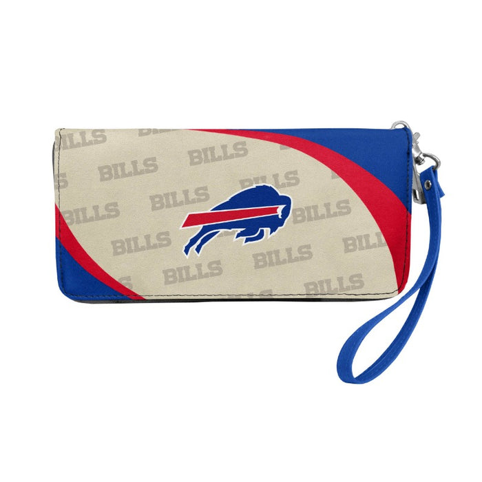 Buffalo Bills Curve Zip Organizer Wallet - FRONT