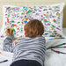 World Map Pillowcase - Color & Learn is machine washable, hang to dry
