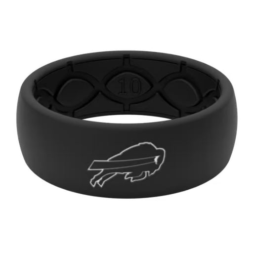 Buffalo Bills Black Silicone Ring