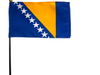 4x6" Bosnia-Herzegovina Stick Flag
