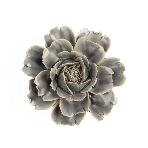 Handmade Ceramic Grey Rose