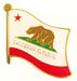 California Flag Small Lapel Pin