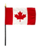 8x12" Canada Stick Flag