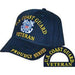 blue hat with the coast guard logo