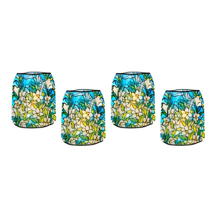 Field of Lilies Expandable Luminary Lantern