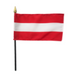 4x6" Austria Stick Flag