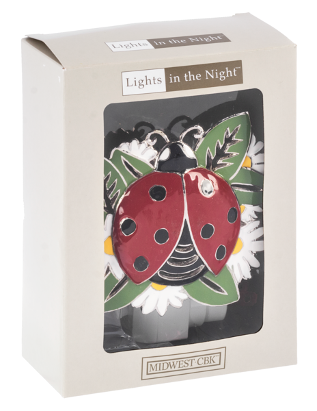 Metal Ladybug Night Light