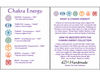 Long Chakra Garland, info on chakra energy