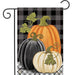 fall pumpkin flag traditional plaid checkered flag